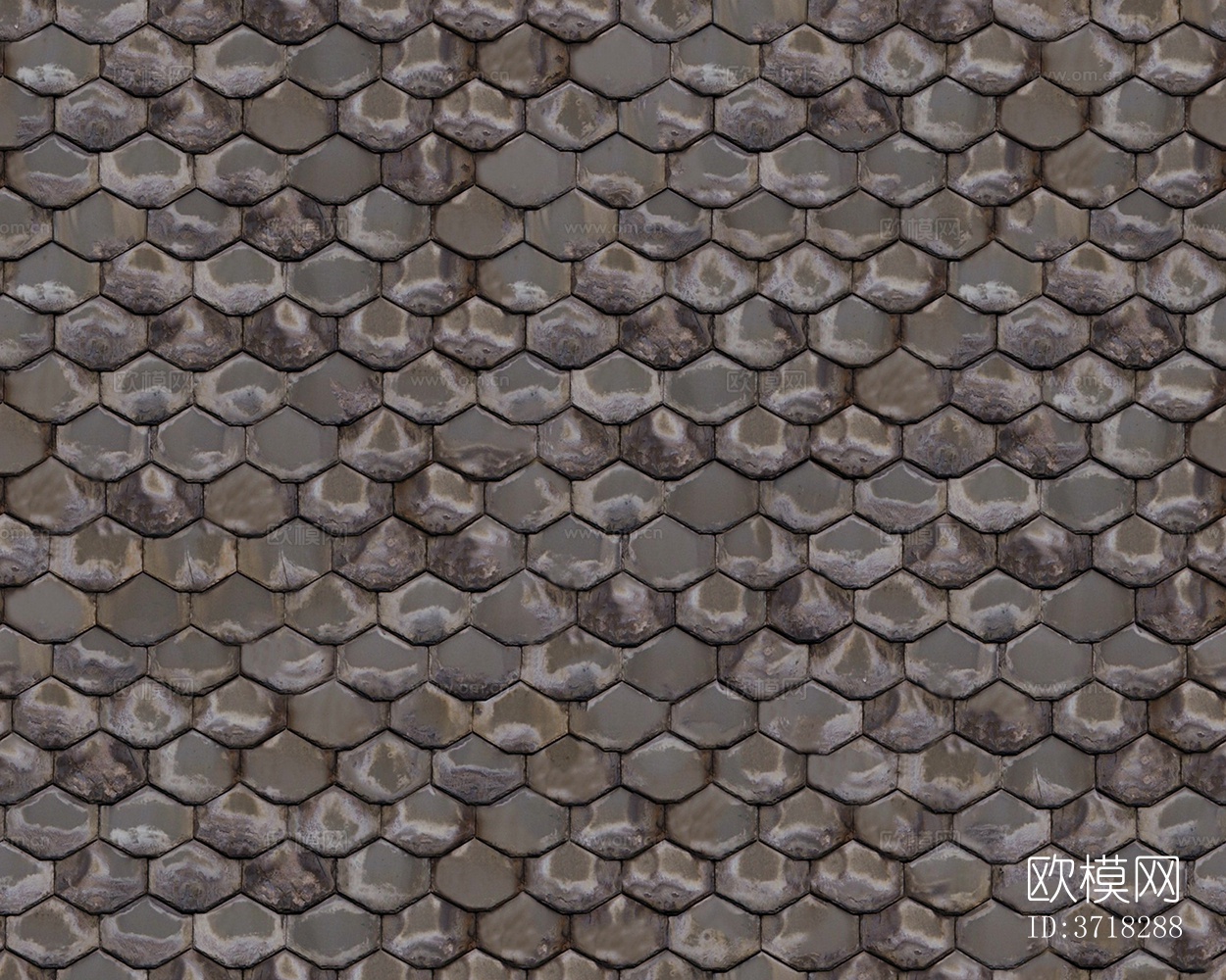 无缝别墅建筑屋顶中式仿古石板瓦片下载