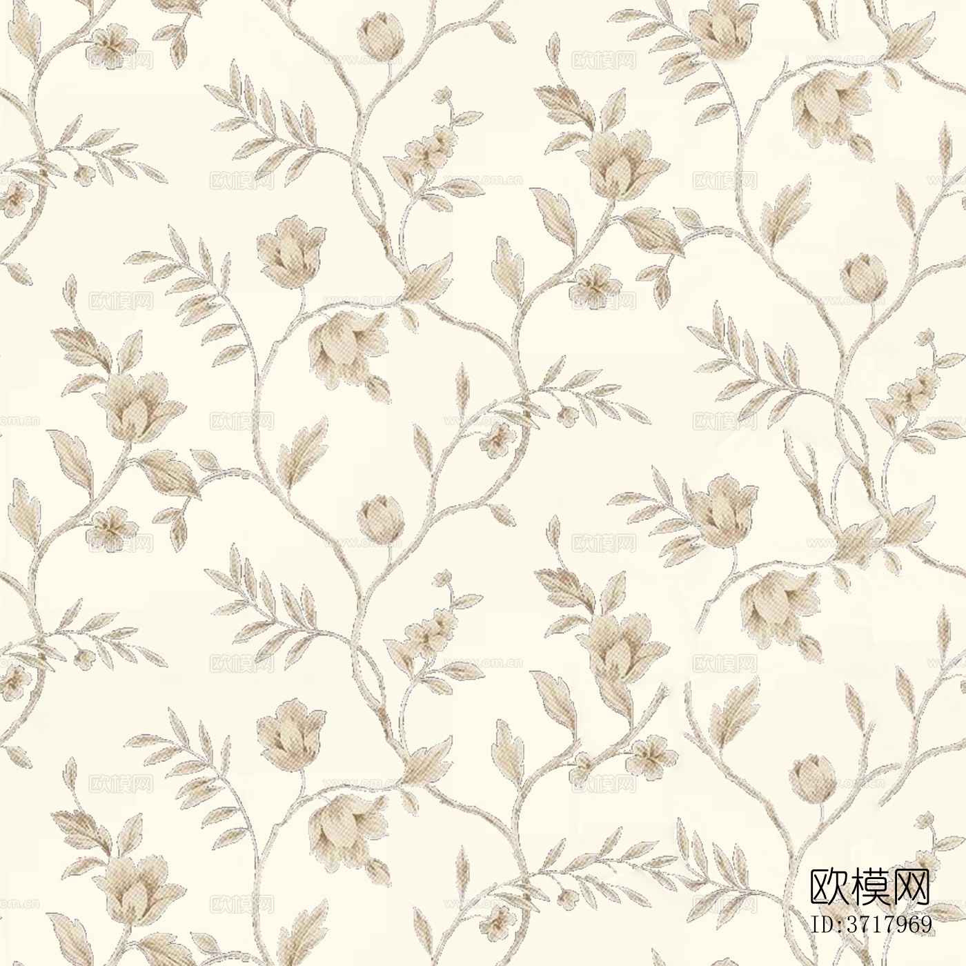 无缝欧式田园花纹图案壁纸壁布墙纸墙布下载