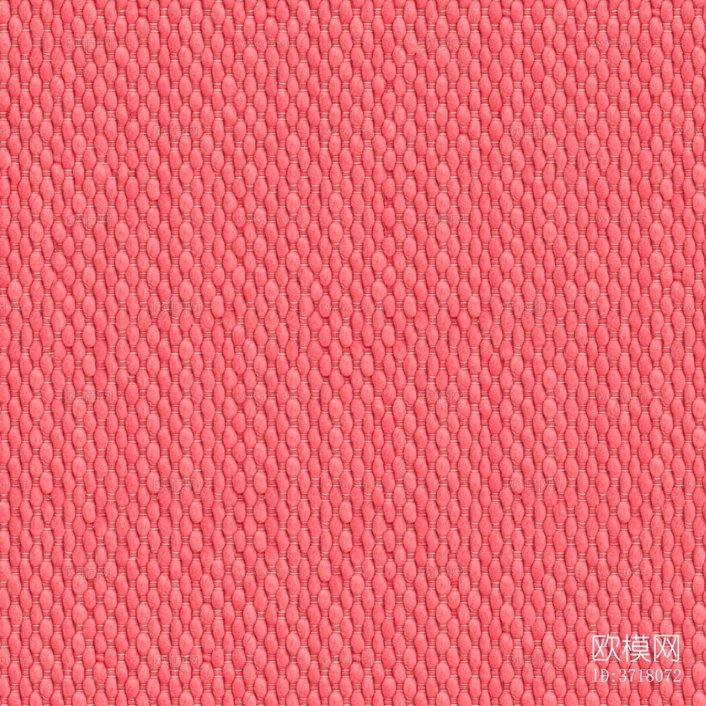 无缝简约针织编织地毯地垫