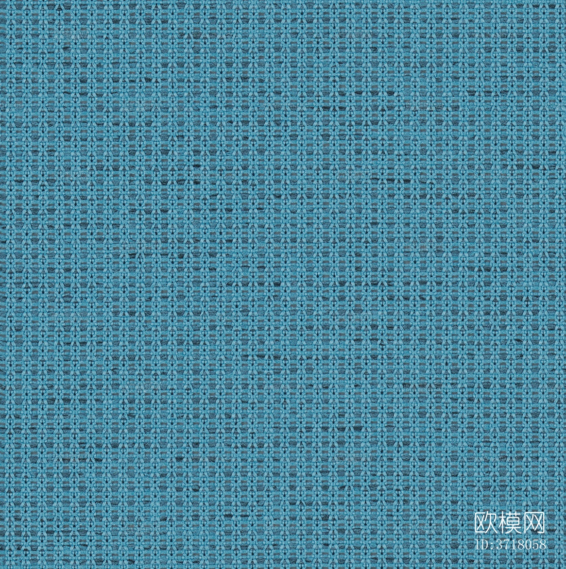 无缝蓝色亚麻针织肌理粗纹布纹布料面料下载