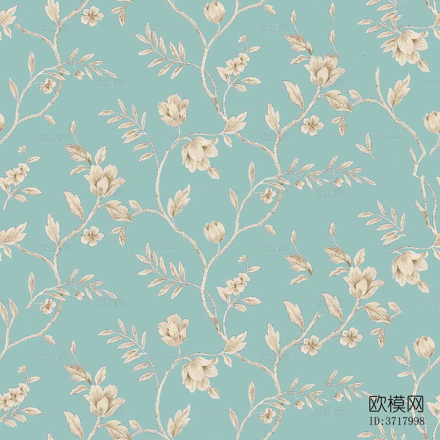 无缝欧式田园花纹图案壁纸壁布墙纸墙布下载