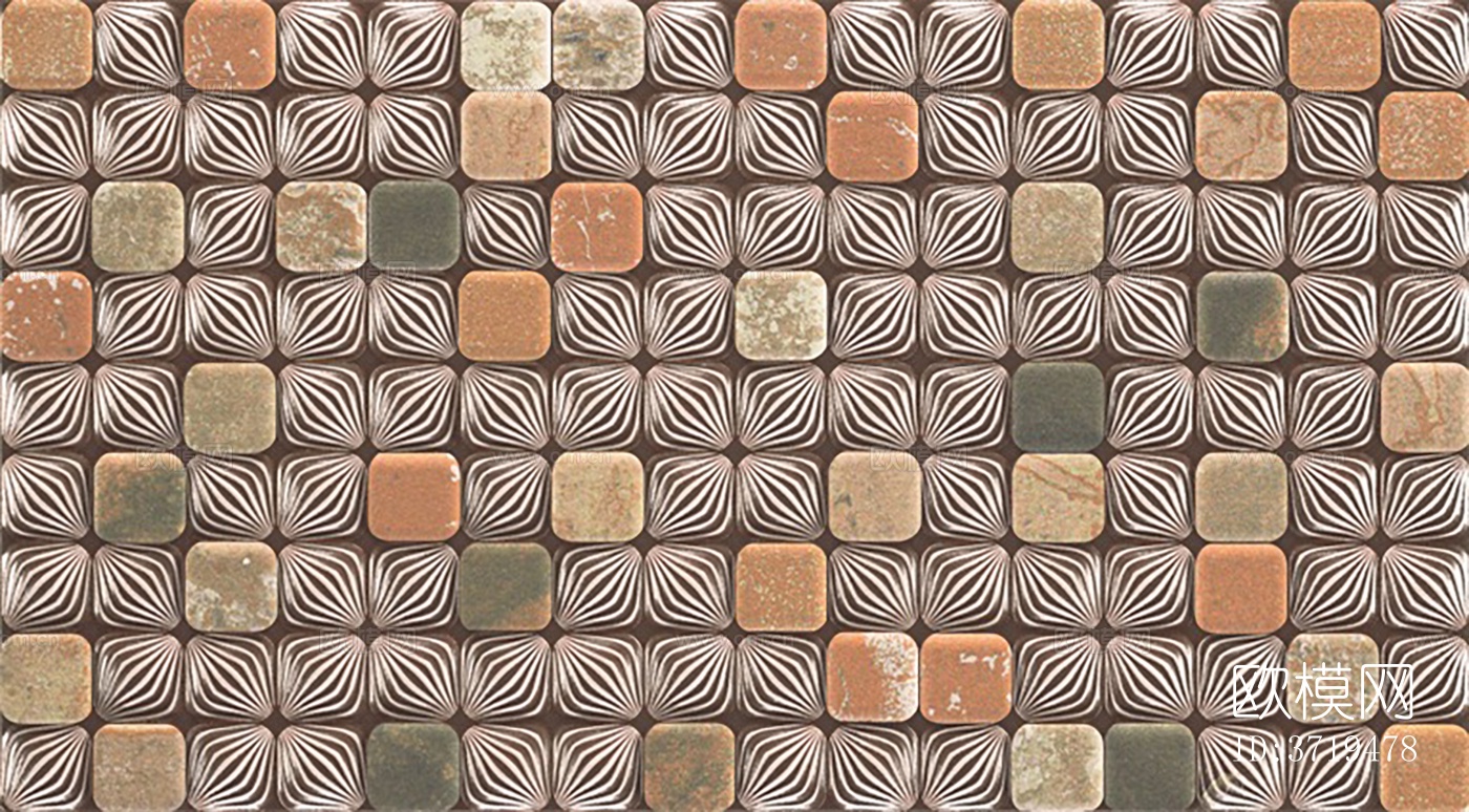 灰色瓷砖马赛克下载（渲染图3）