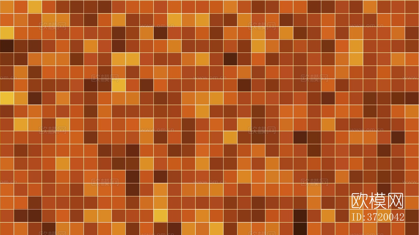 现代轻奢石材拼花 墙面石材拼花 无缝马赛克瓷砖 橙色马赛克下载
