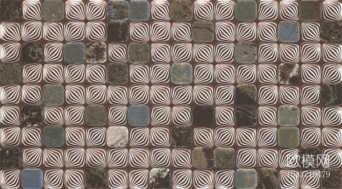 灰色瓷砖马赛克下载（渲染图3）