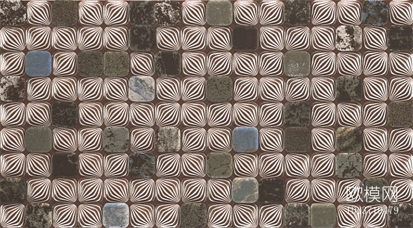 灰色瓷砖马赛克下载（渲染图2）