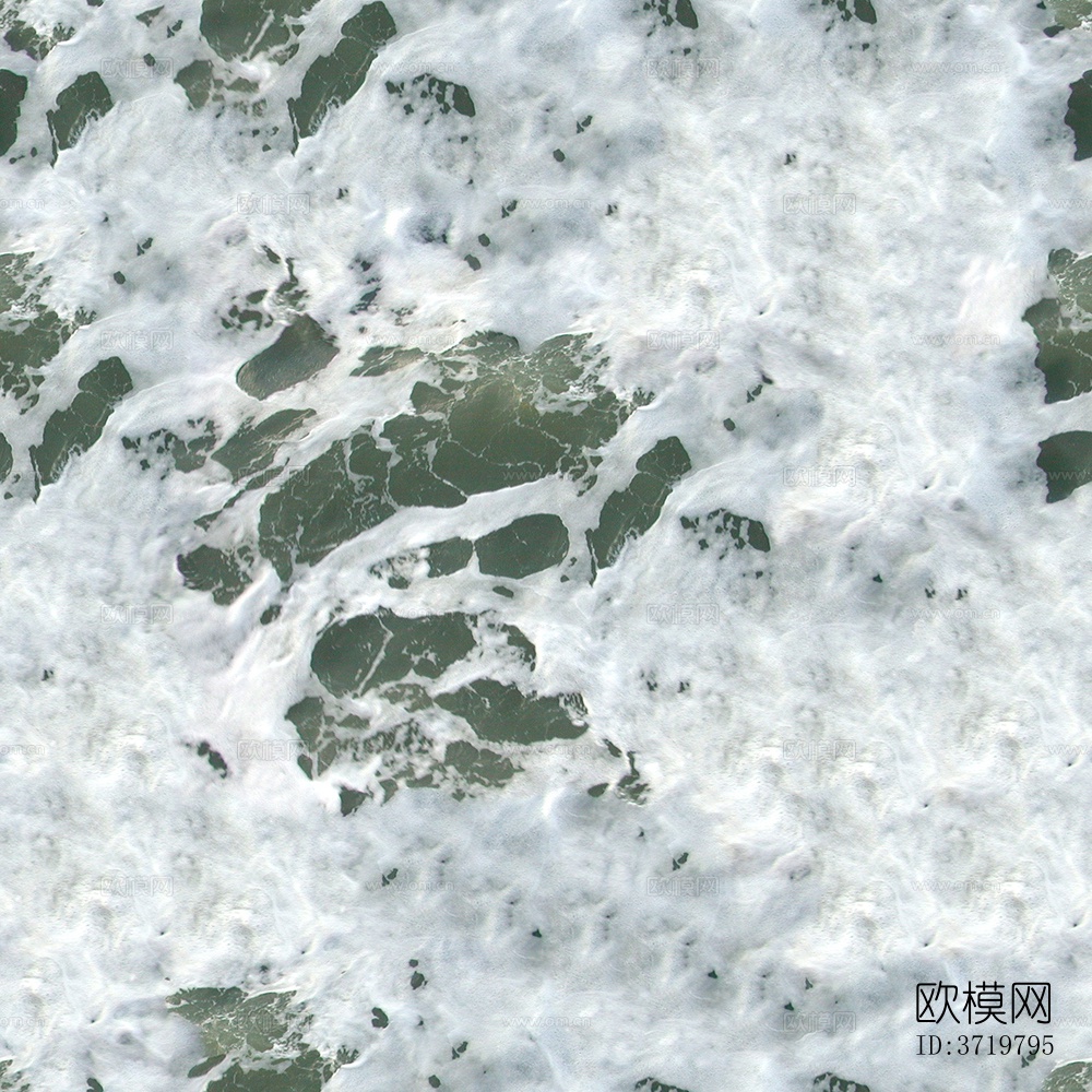 无缝白色水波纹水面水池浪花海浪纹理下载