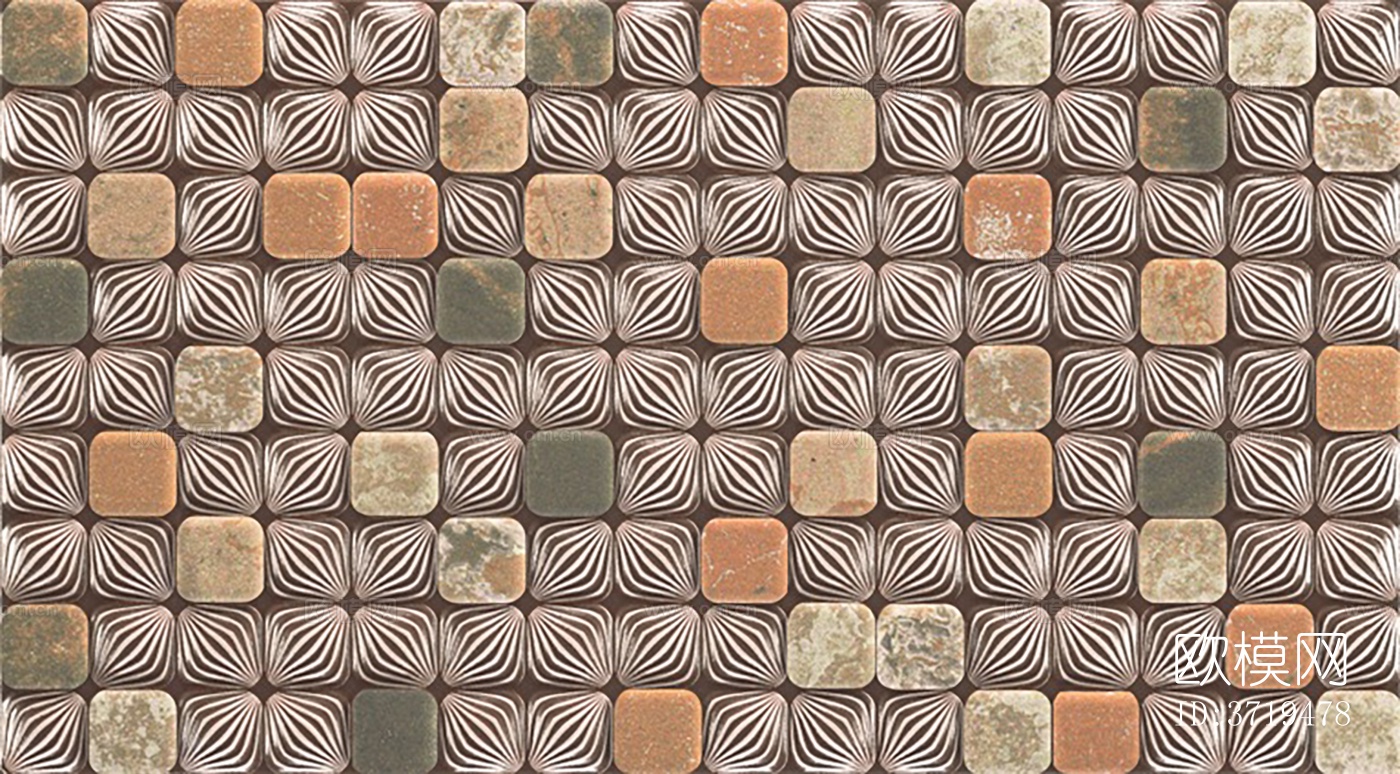 灰色瓷砖马赛克下载（渲染图4）