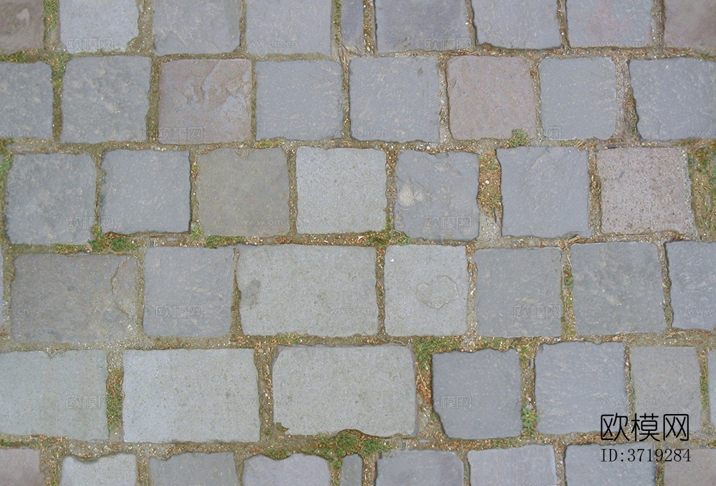 无缝灰色方形拼花地砖人行道路地面街道广场铺贴下载