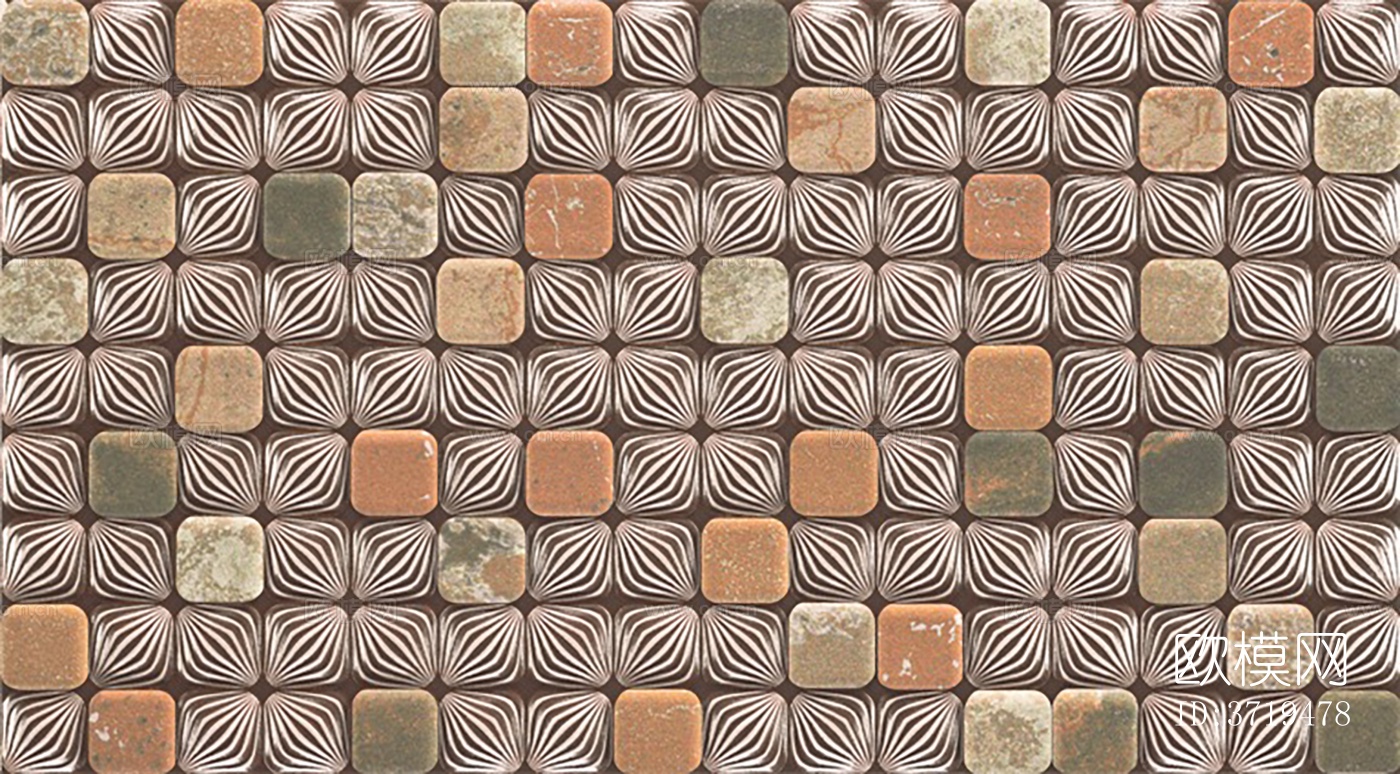 灰色瓷砖马赛克下载（渲染图1）