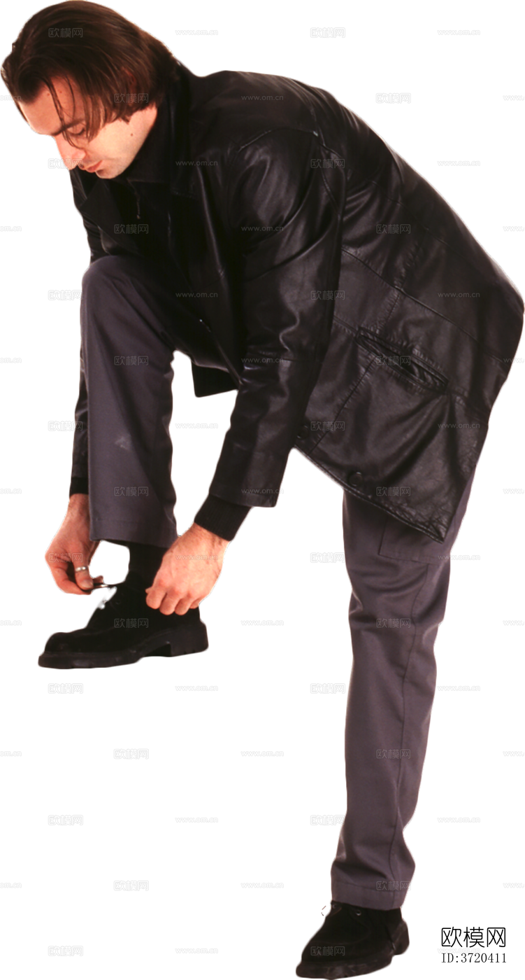 免抠居家休闲站立行走人物模特下载