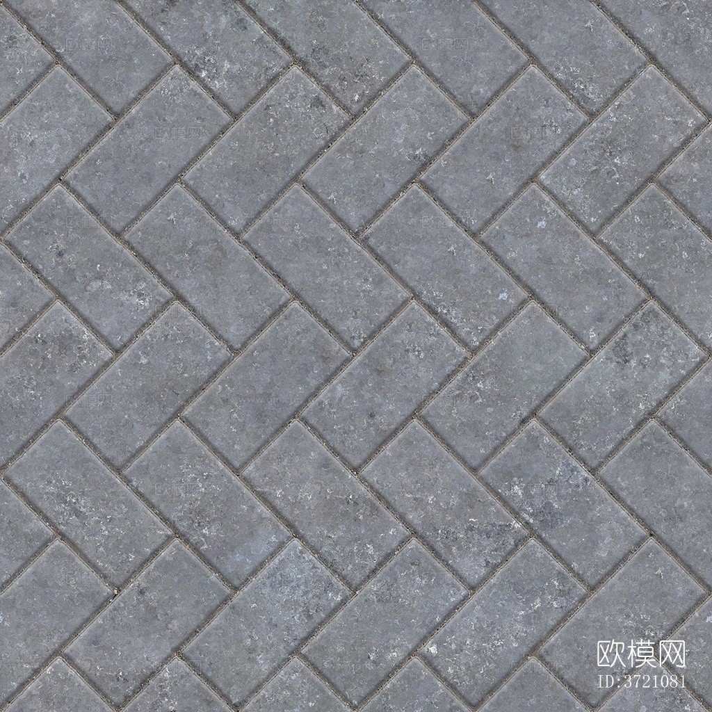 无缝灰色人字纹拼花地砖人行道路地面广场下载