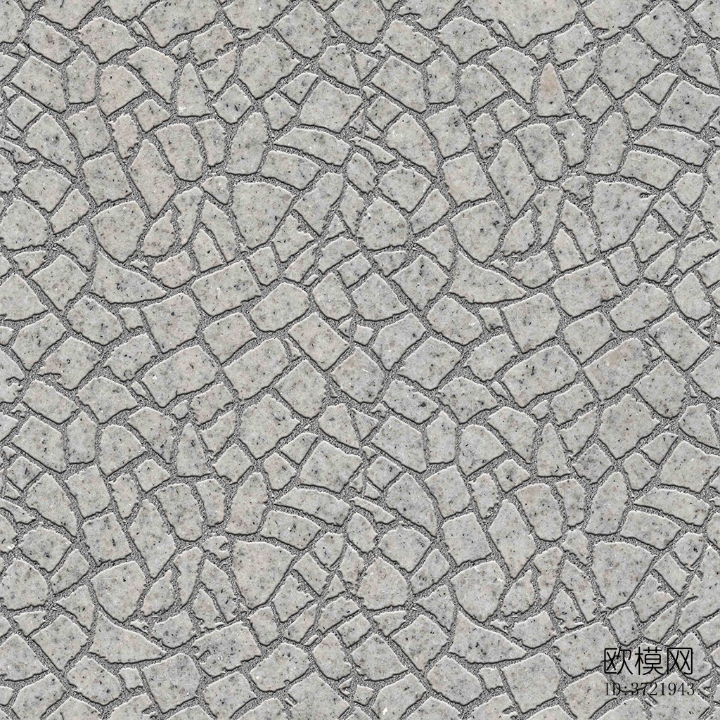 无缝灰色不规则拼花石板地砖人行道路地面广场铺贴下载