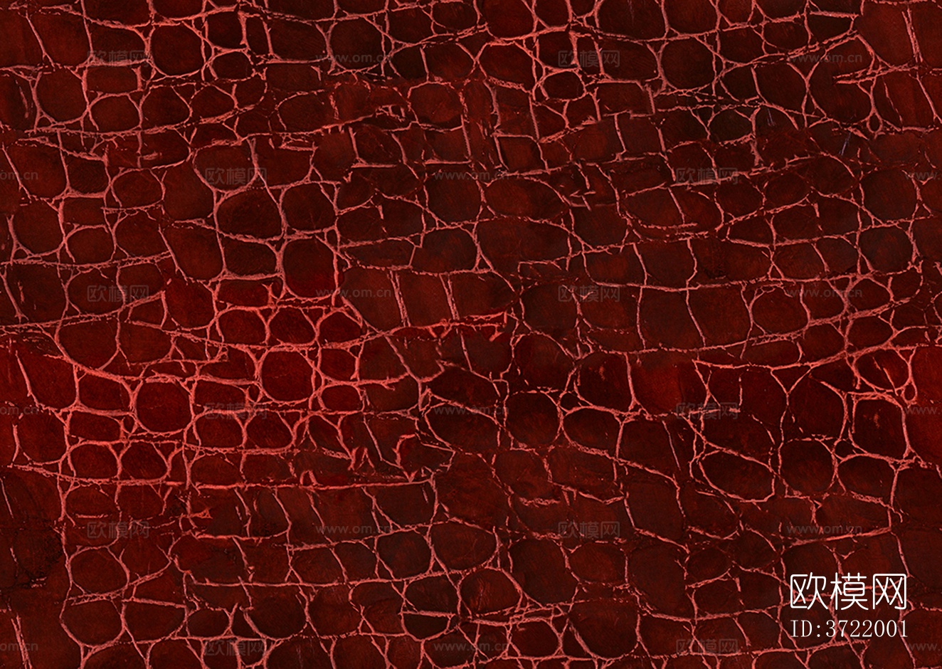 无缝红色鳄鱼皮革纹理下载