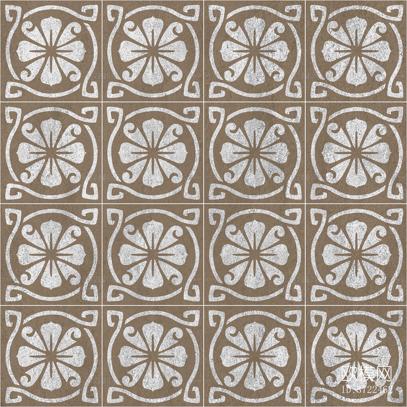 无缝复古水泥混凝土石材几何拼花图案瓷砖花砖地砖墙砖下载