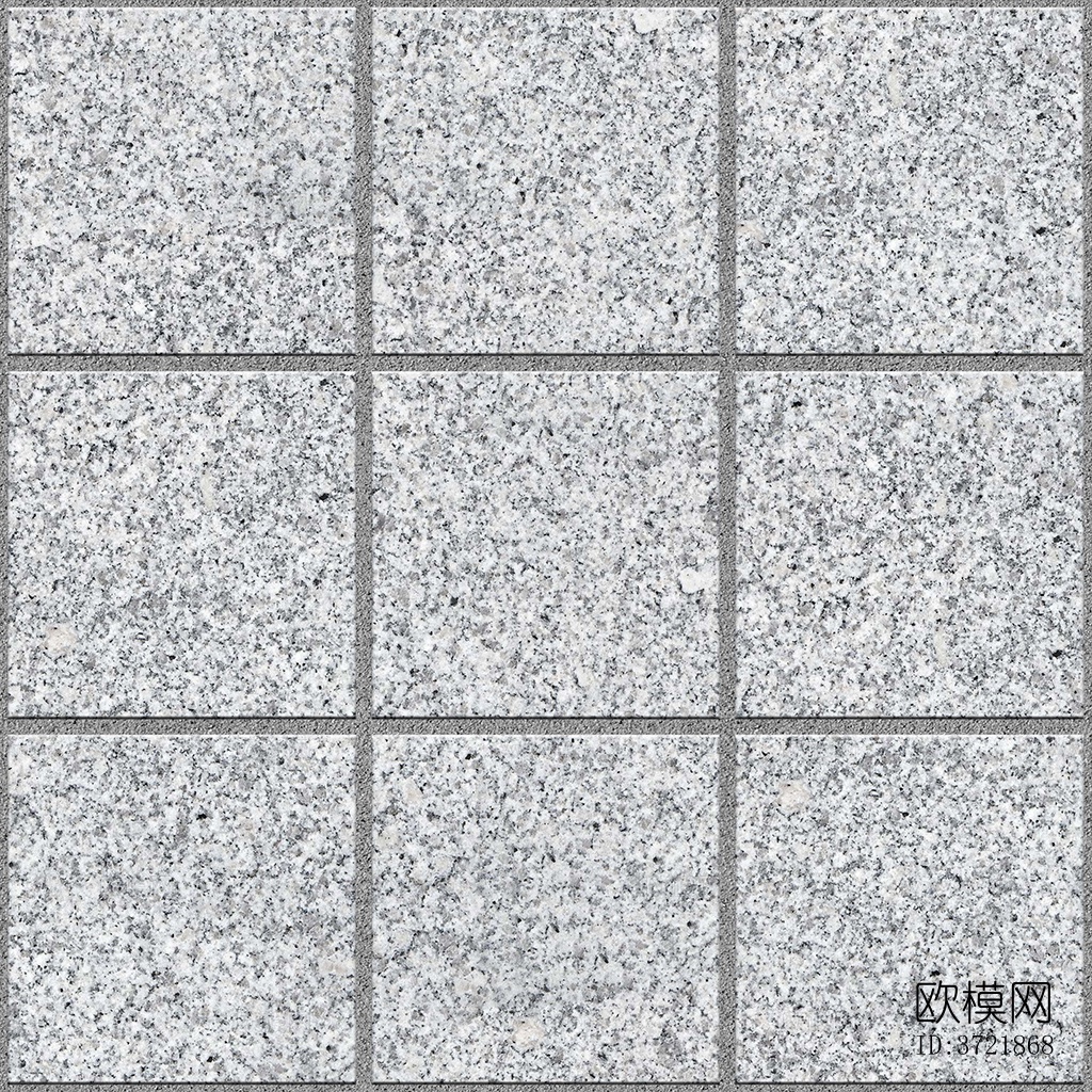 无缝灰色花岗岩石材拼花地砖人行道路地面广场铺贴下载