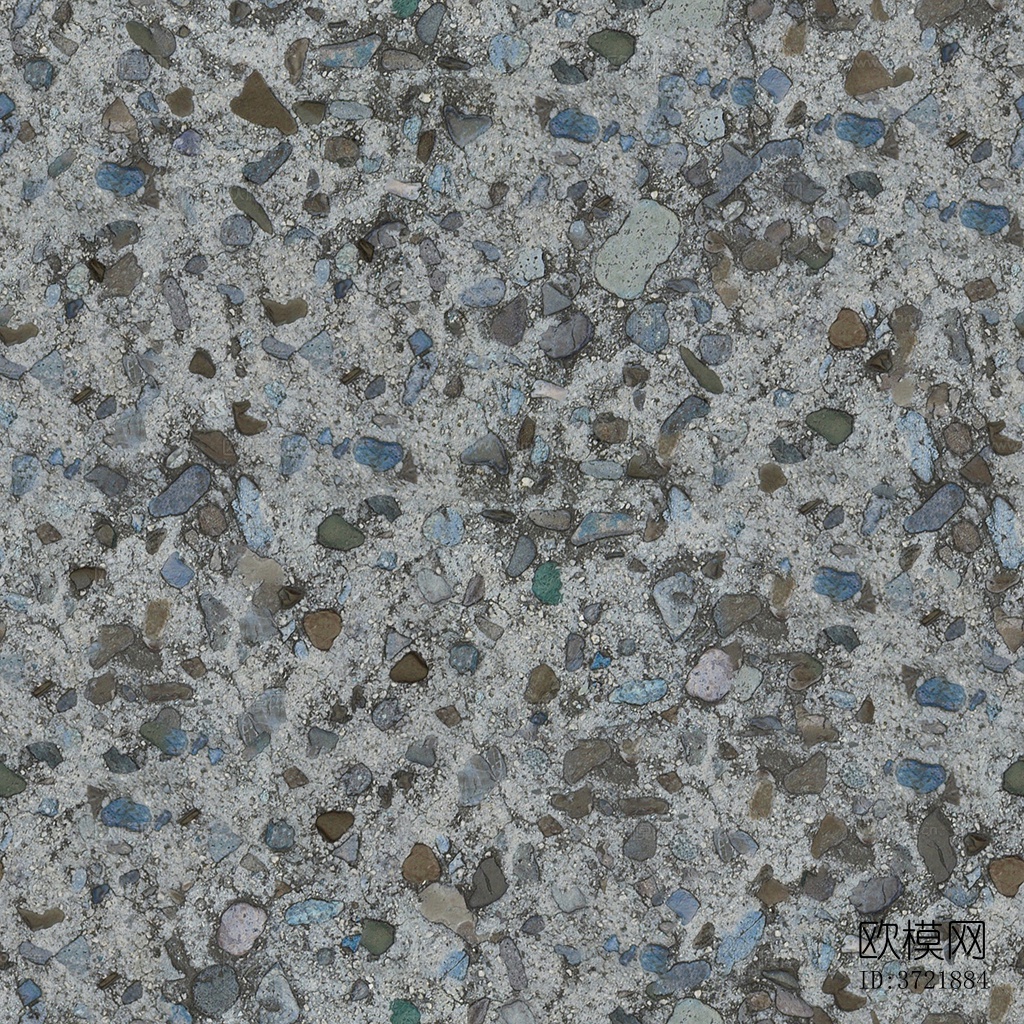 无缝灰色鹅软石碎石人行道路地面街道广场铺贴下载