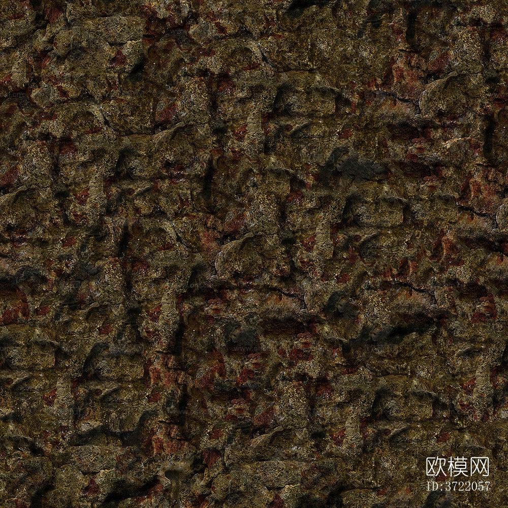 无缝黑灰色文化石墙岩石材墙面下载