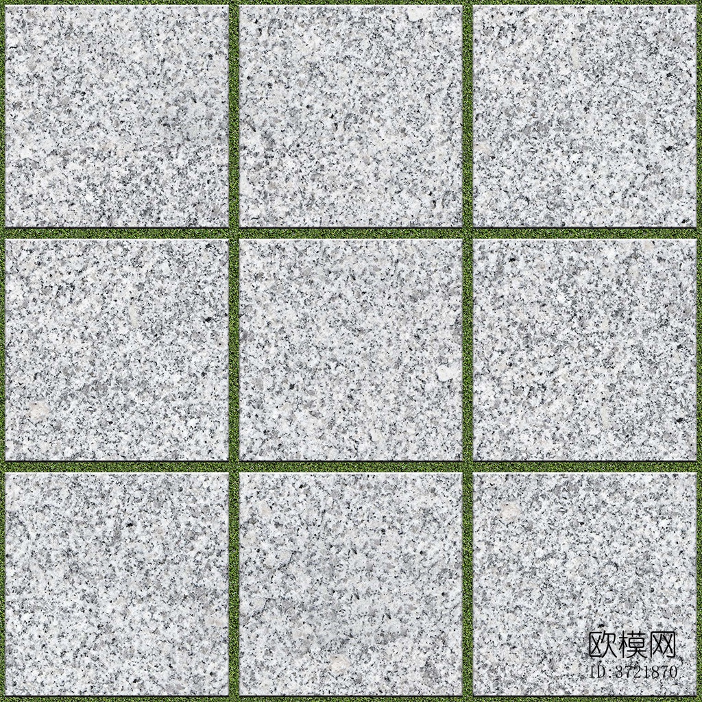 无缝灰色花岗岩石材拼花地砖人行道路地面广场铺贴下载