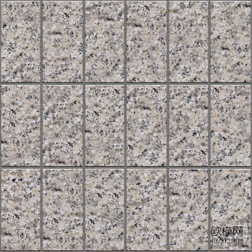 无缝灰色花岗岩石材拼花地砖人行道路地面广场铺贴下载