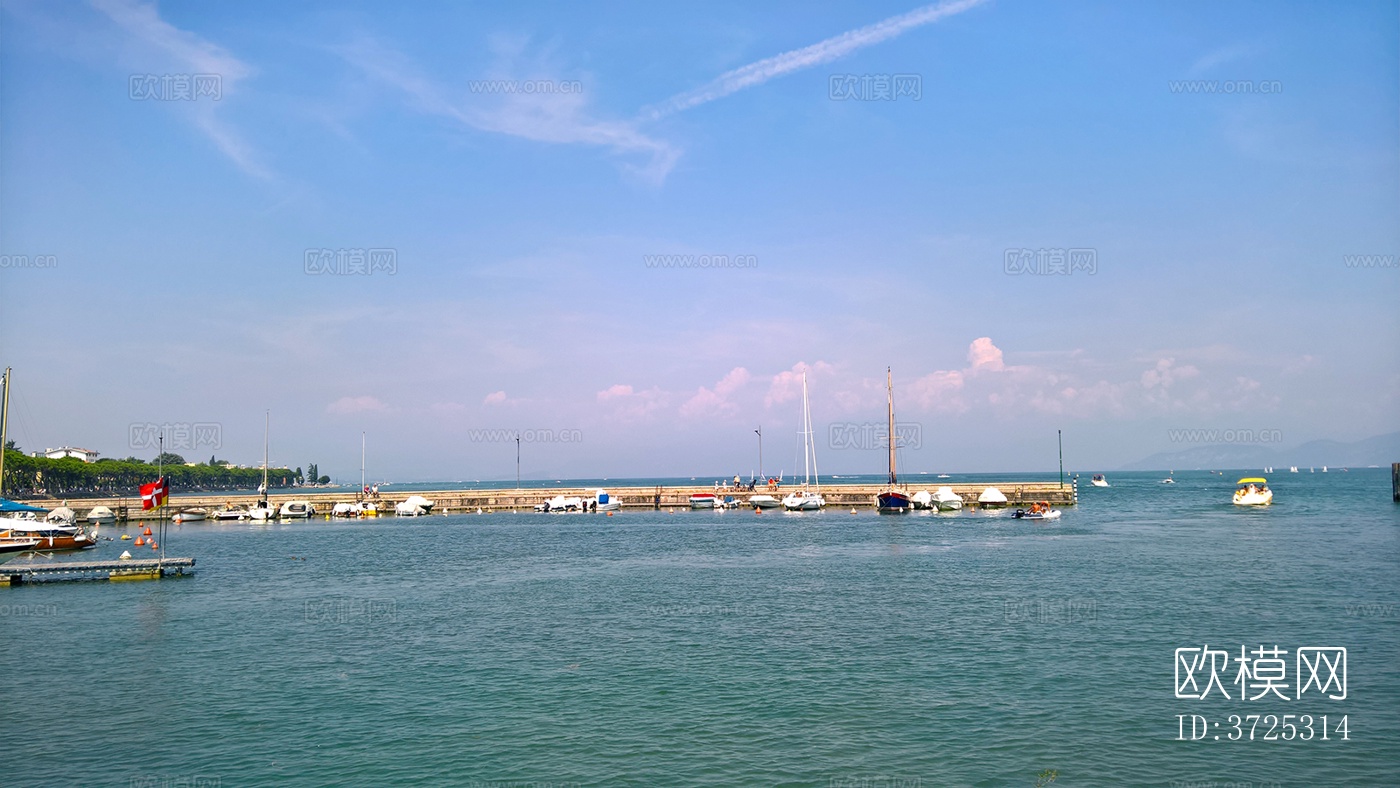 湖面海面景观风景