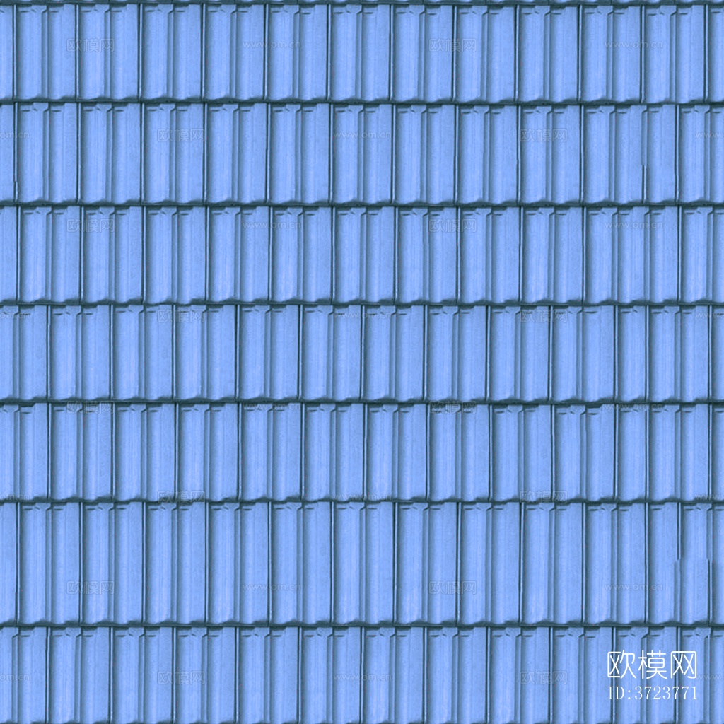 无缝别墅建筑屋顶陶土陶瓷瓦片下载