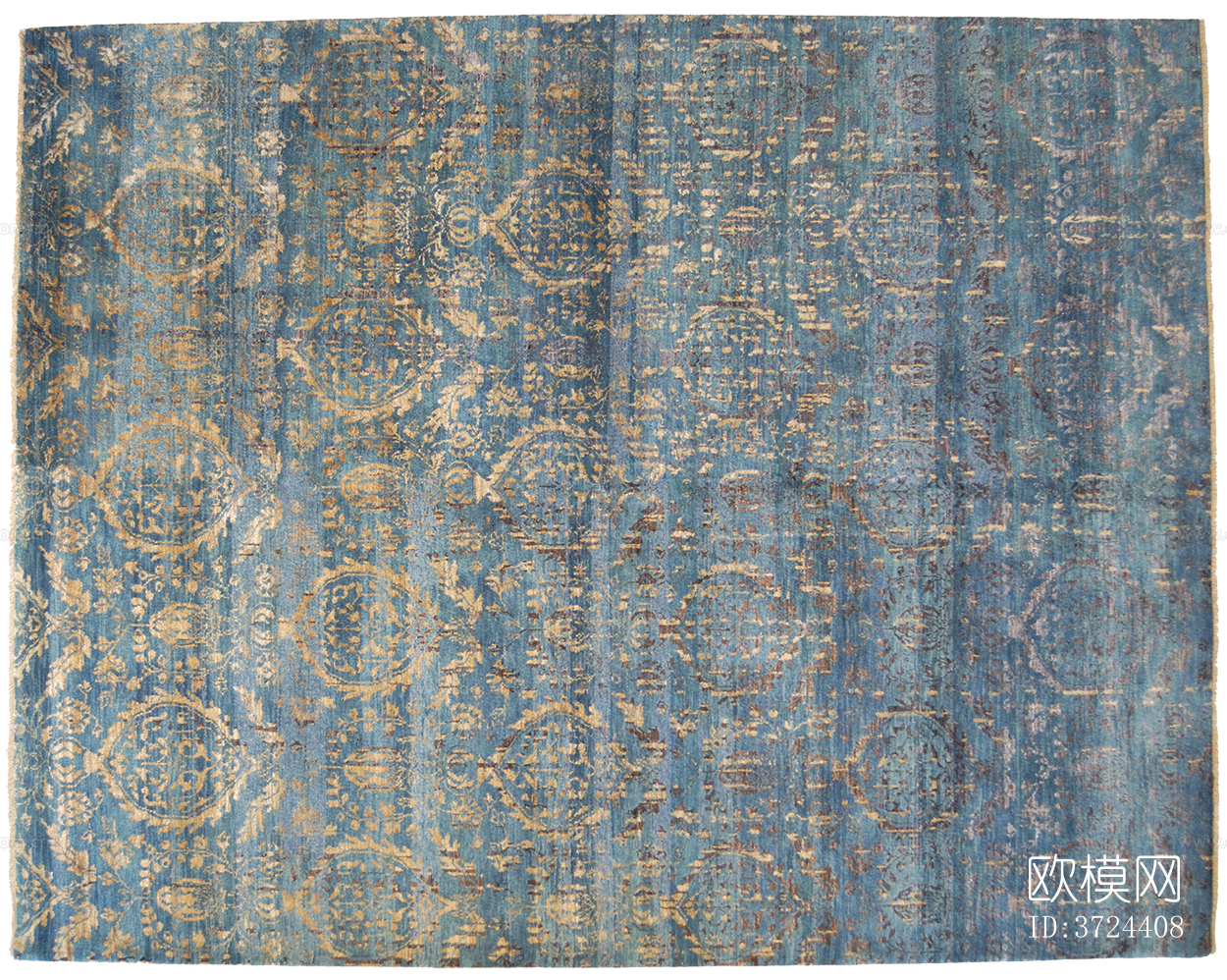 免扣欧式古典复古做旧中古地毯下载