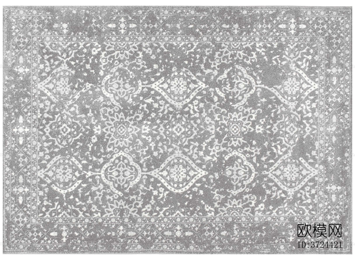 免扣欧式古典复古做旧中古地毯下载