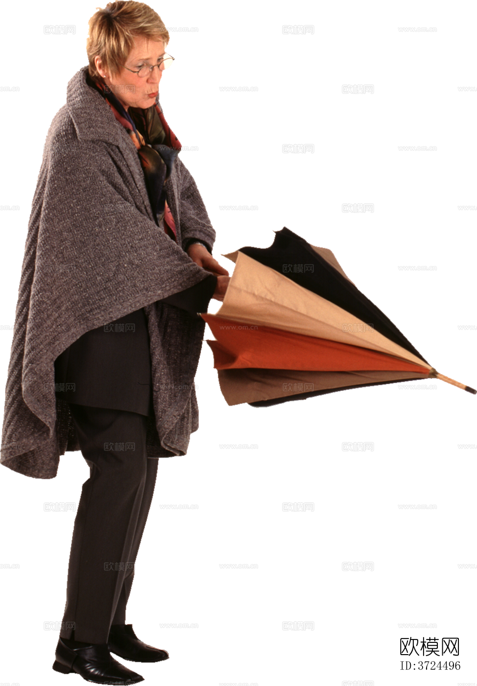 免抠居家休闲站立行走人物模特下载