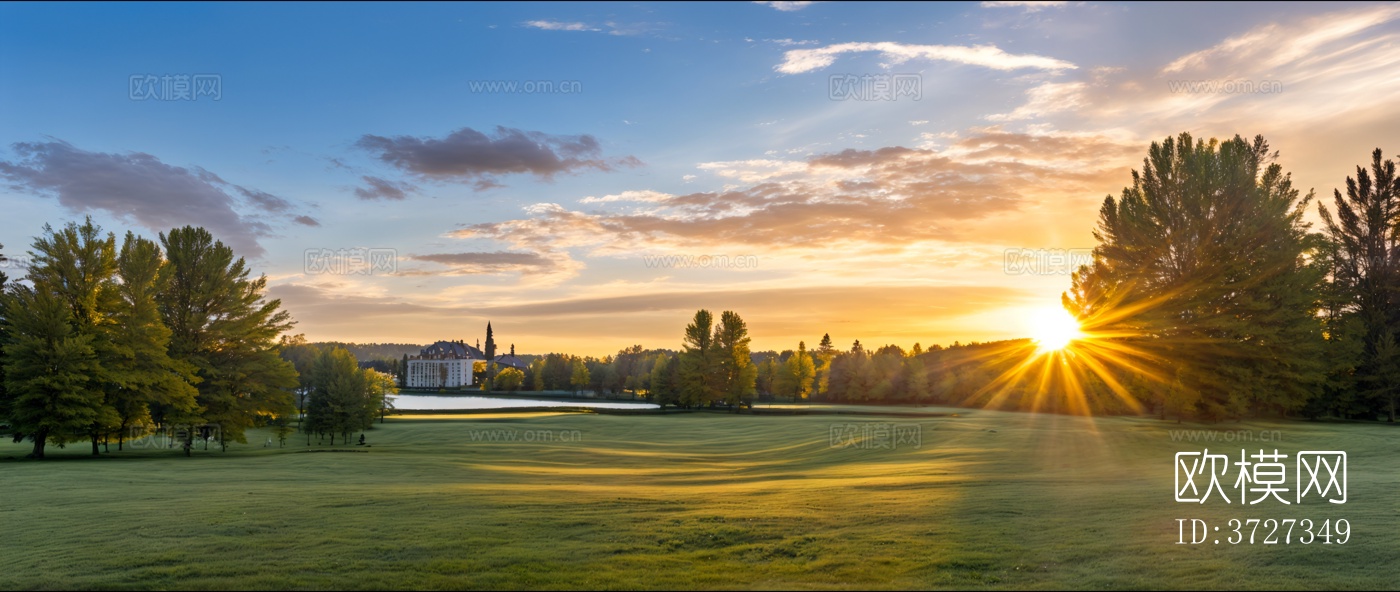 户外草地外景下载