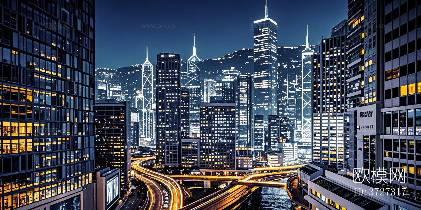 夜晚城市外景下载