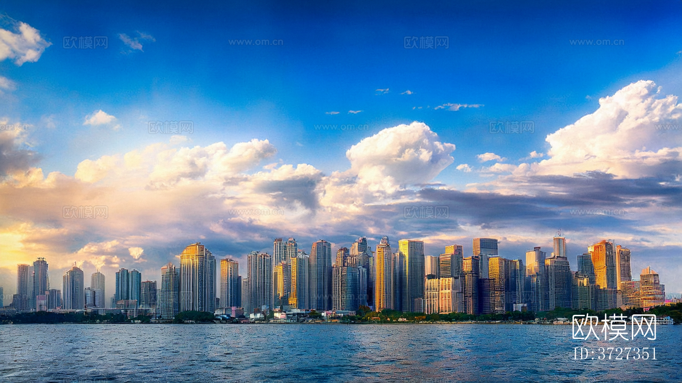 都市夕阳外景下载