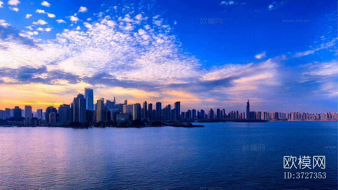 都市夕阳外景下载