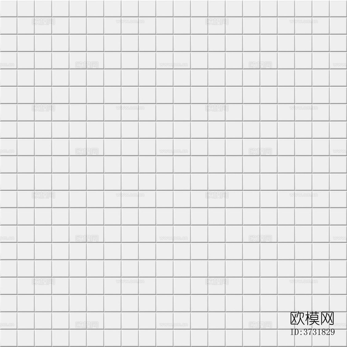 白色马赛克正方格格子瓷砖下载