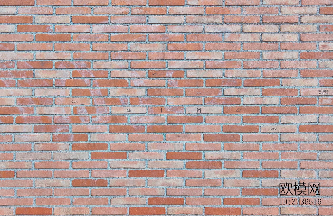 无缝老化做旧红砖墙面室外墙砖下载