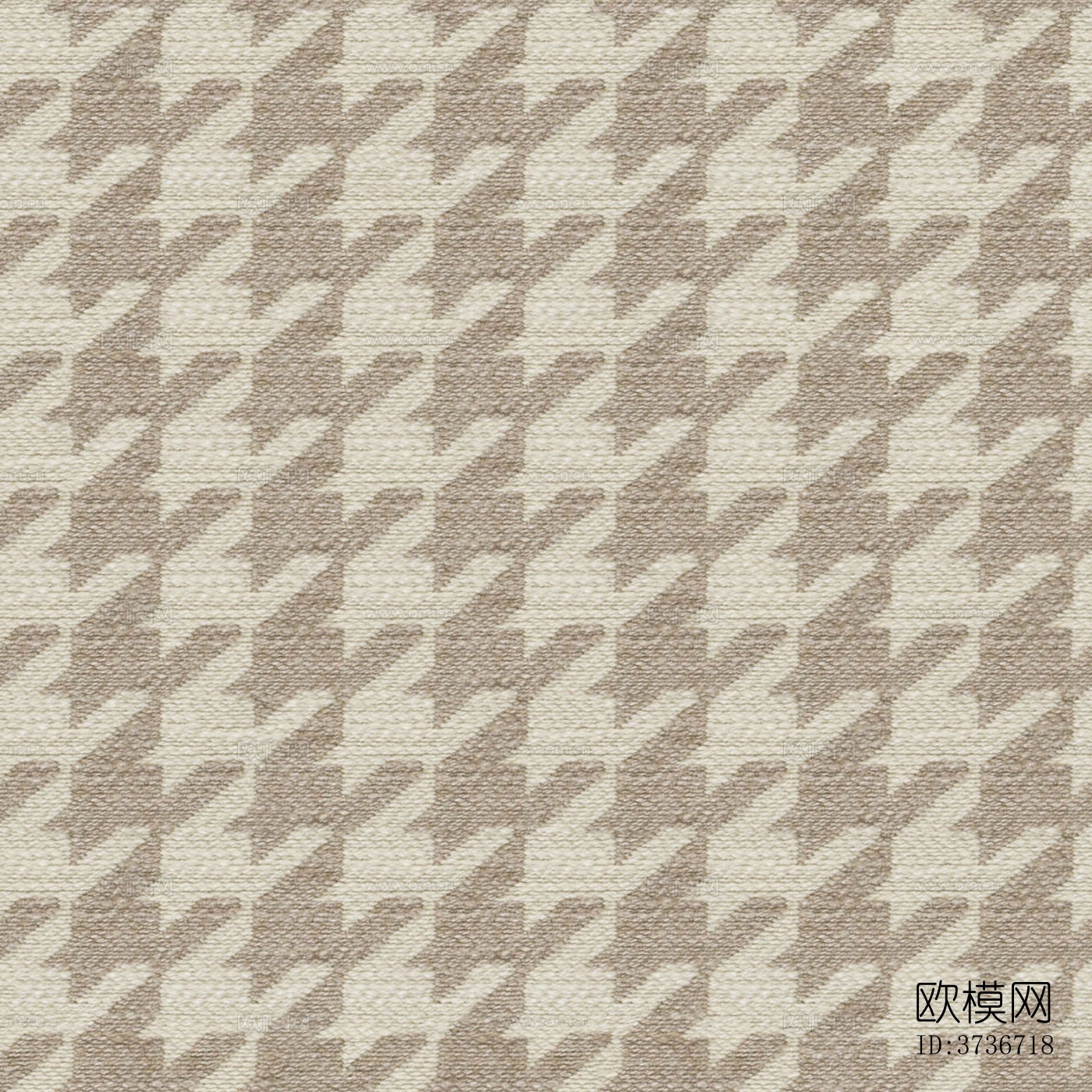 无缝千鸟格图案针织布纹布料面料下载