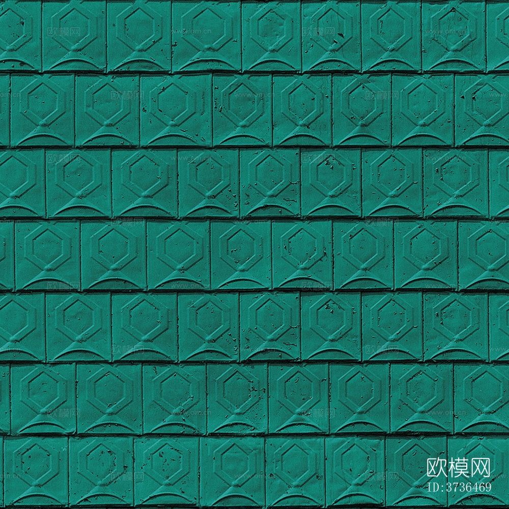 无缝建筑屋顶彩钢金属铁皮波浪瓦片下载