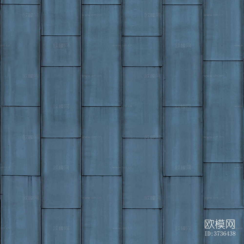 无缝建筑屋顶彩钢金属铁皮波浪瓦片下载