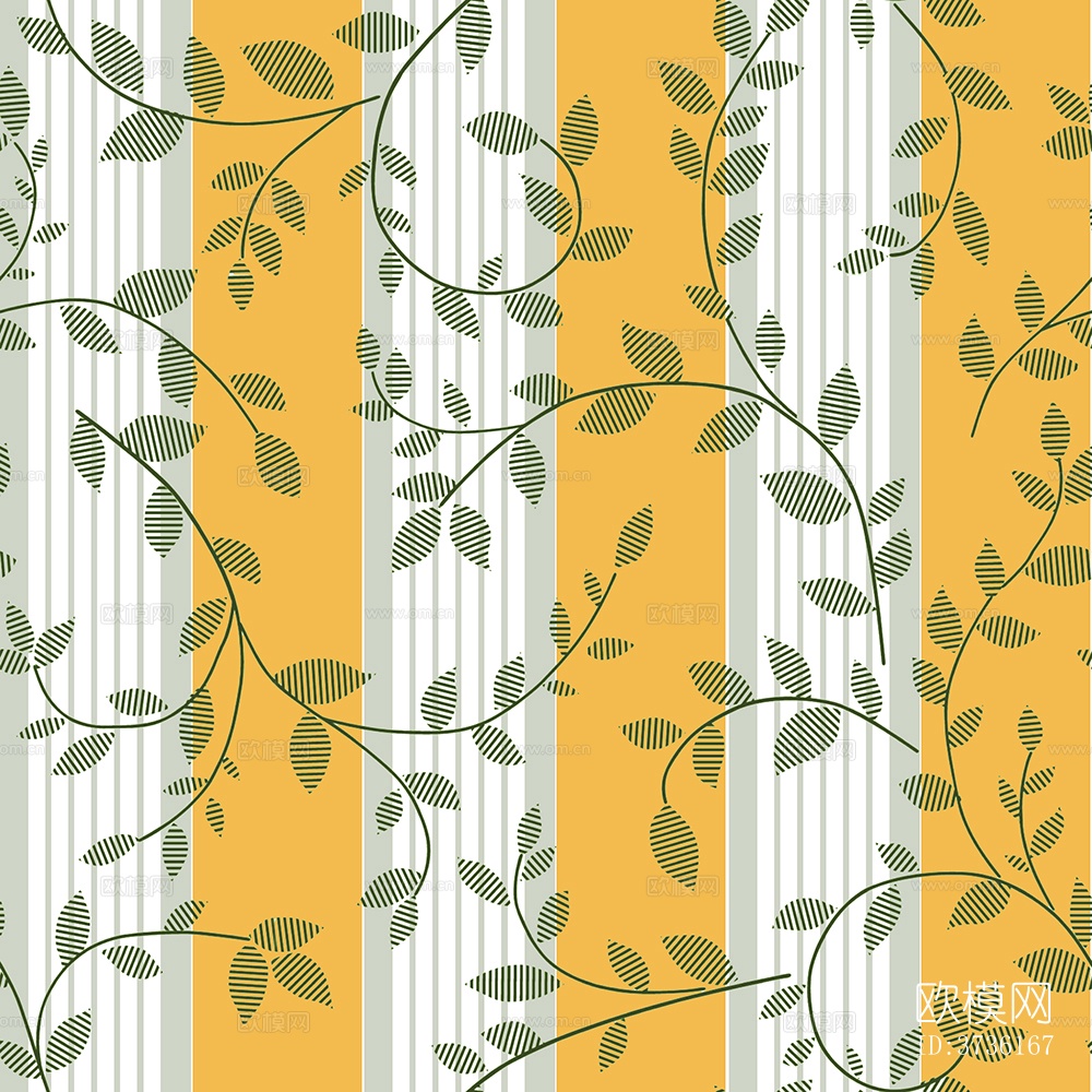 无缝黄色现代几何条纹图案墙纸壁纸壁布下载