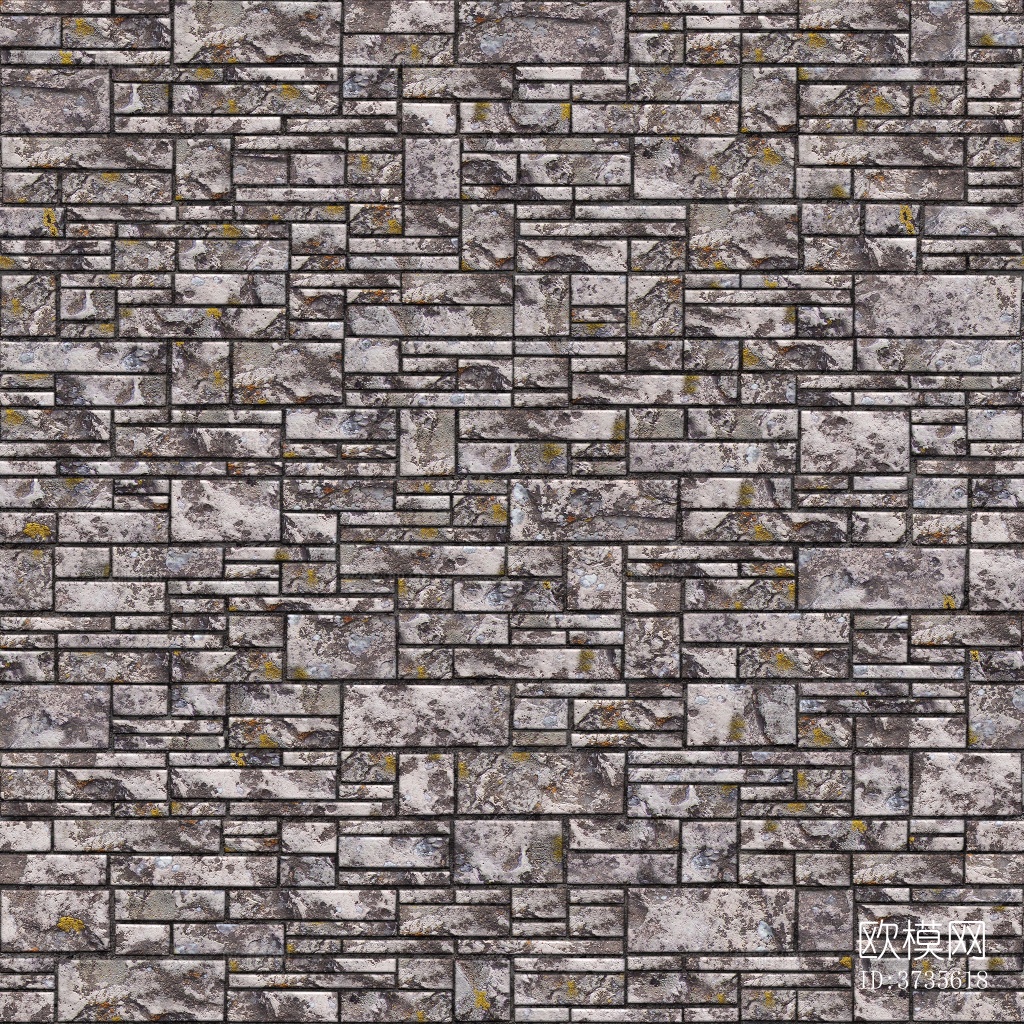 无缝灰色室外建筑文化石岩石块石材墙砖墙面地面下载