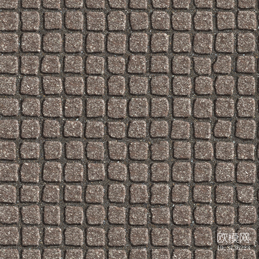 无缝灰色方形拼花地砖人行道路地面街道广场铺贴下载