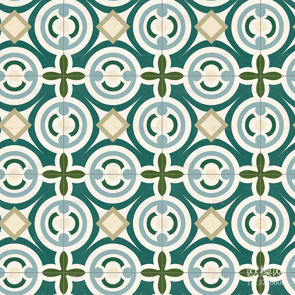 无缝欧式复古水泥混凝土石材几何拼花图案瓷砖花砖地砖墙砖下载