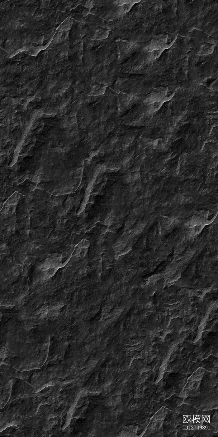 无缝深灰色毛石文化石下载