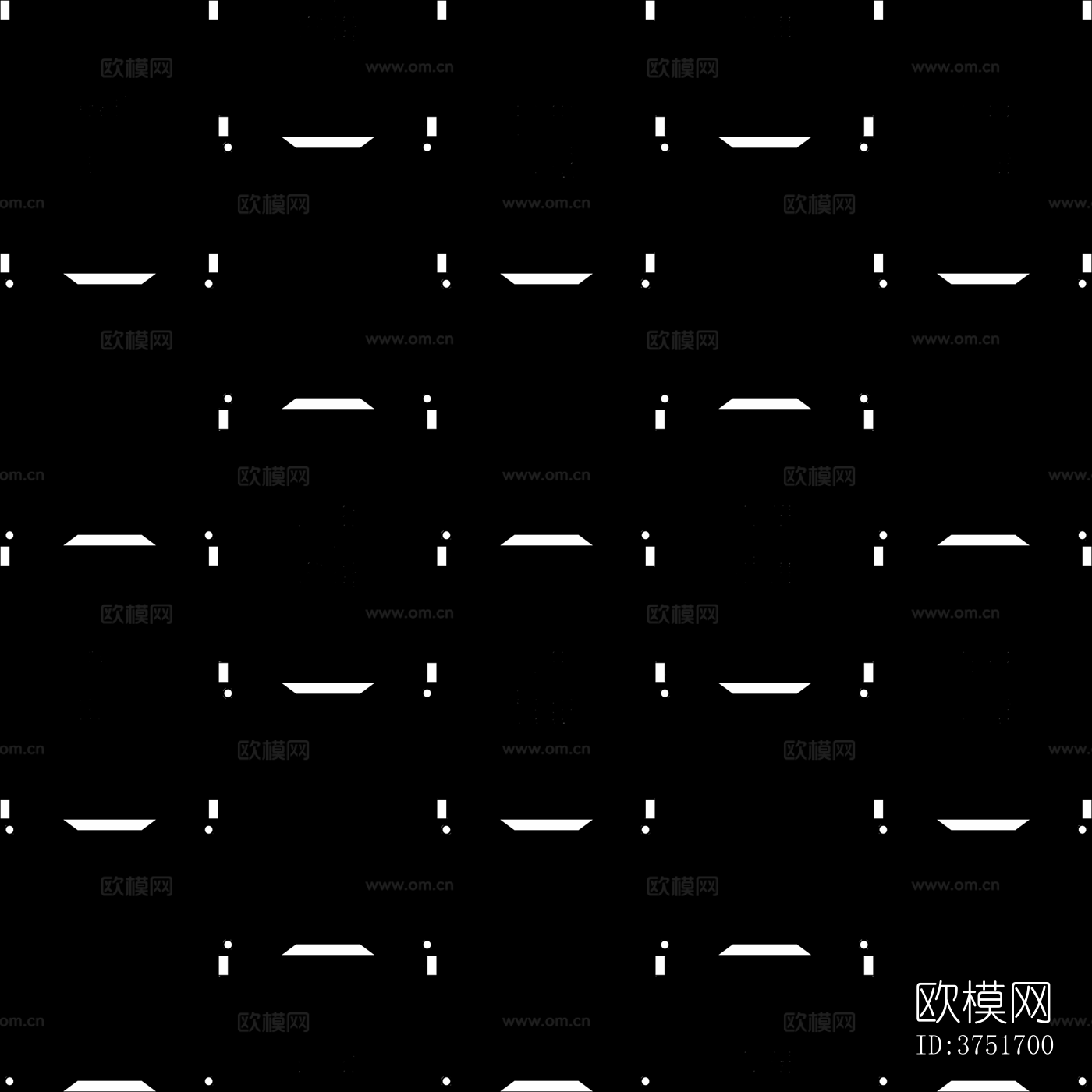 灰色科幻面金属板 高清无缝 灰度 粗糙度 凹凸 反射下载（渲染图5）