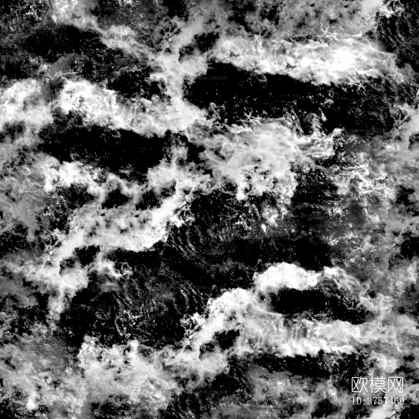 海洋水面波浪黑白贴图 黑白凹凸下载