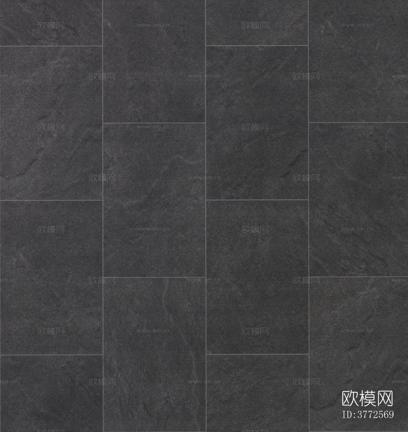 青石板错拼地面