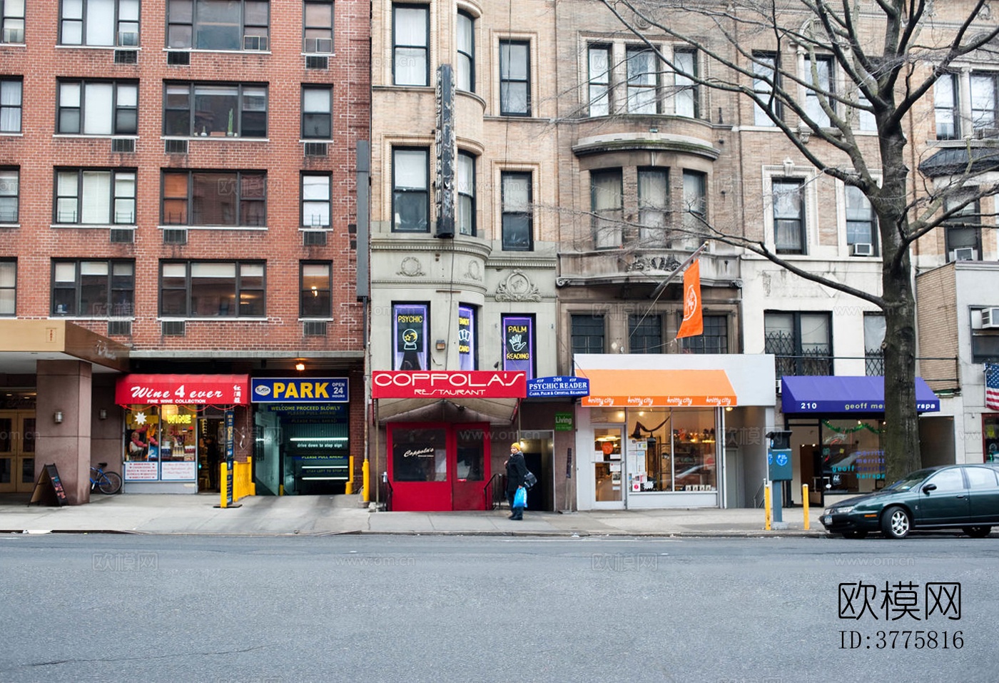 室外街道商业外景都市风情下载