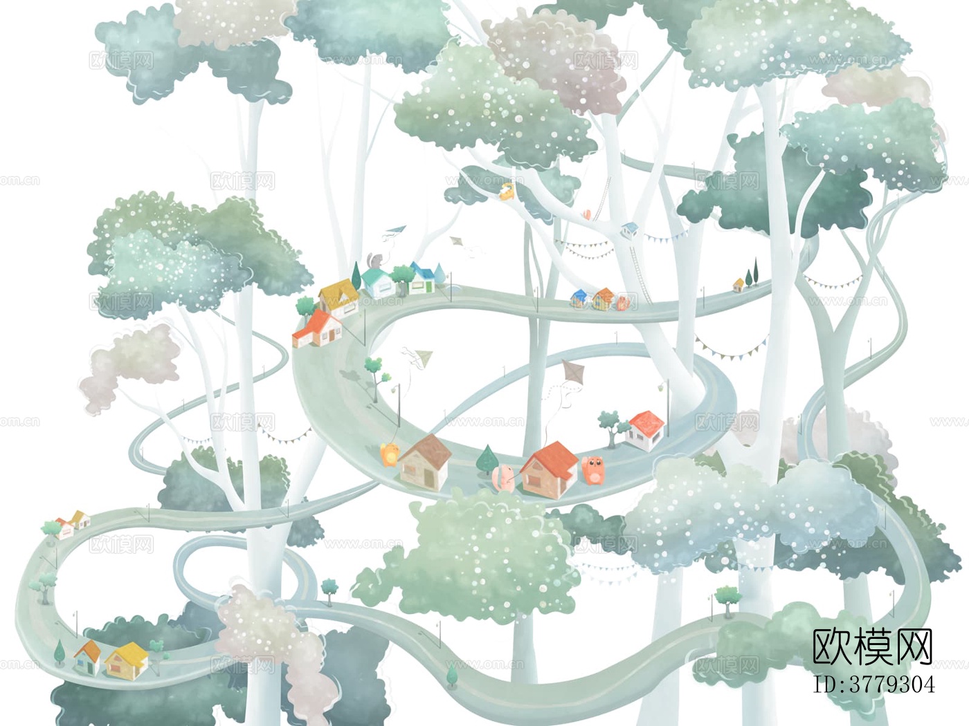 儿童壁纸 儿童房壁纸 卡通壁纸 壁纸下载