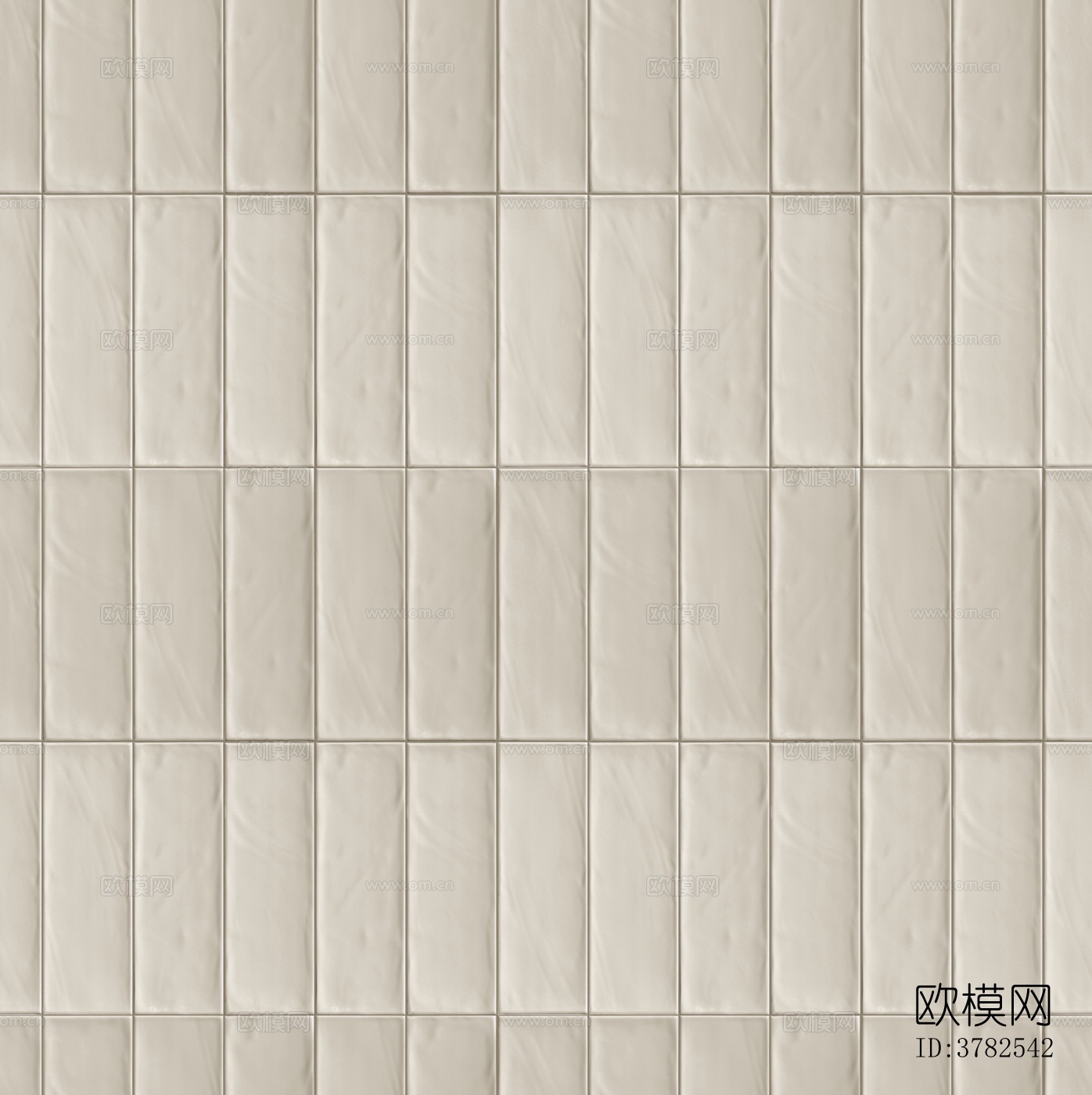 无缝暖白长条砖条形砖贴图下载