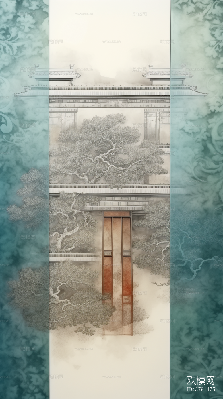 新中式装饰画下载