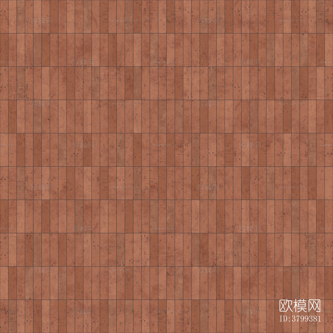 侘寂赤贫风陶土条形砖红砖下载